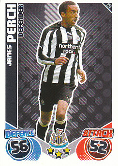James Perch Newcastle United 2010/11 Topps Match Attax #224